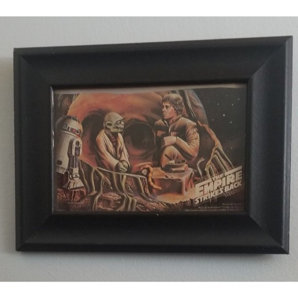 1981 Star Wars Empire Strikes Back Framed Comic Ad - Picture 6 of 6